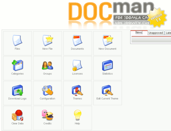 Docman Control Panel