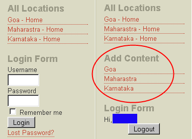 Joomla Frontend - Add Content Menu
