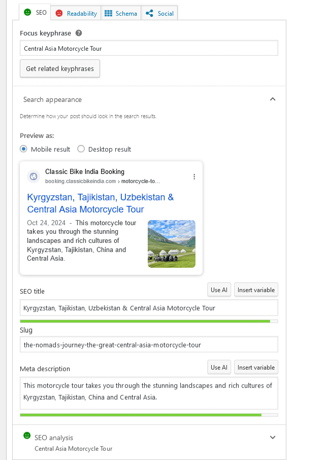 Yoast SEO Plugin for Wordpress in Action