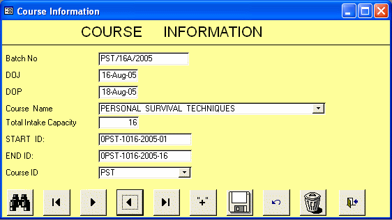 Course Information