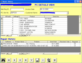 Material Tracker Application