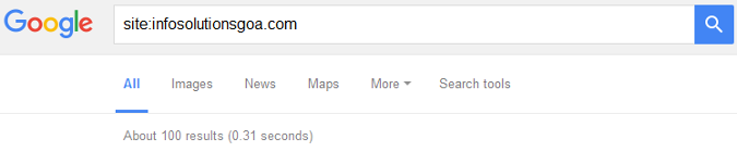 Verificar número de páginas indexadas no Google