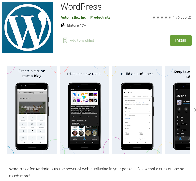 Wordpress App