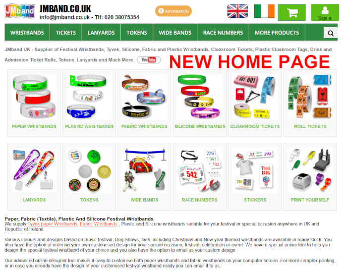 JMBand UK New Home Page