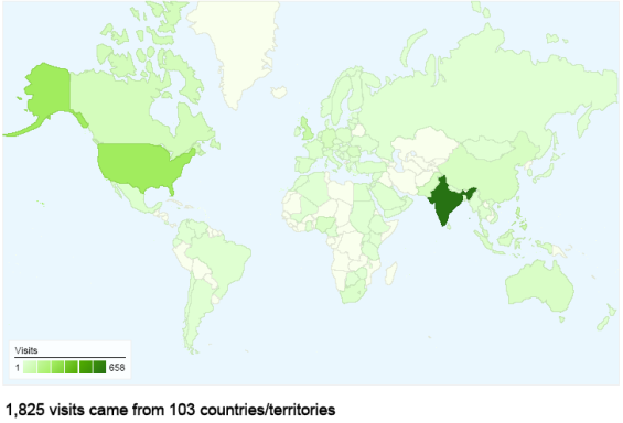 Google Analytics - Map Overlay  Report