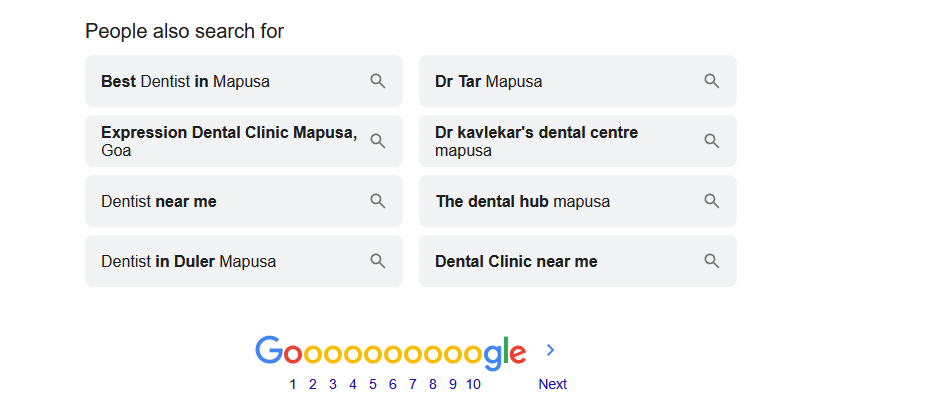 People also search for keywords