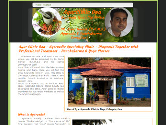 Ayurvedic Clinic Website
